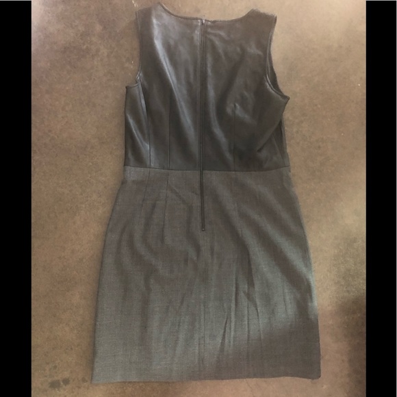 Theory ‘Tirionne C Dress with Leather Top’ - Picture 7 of 8